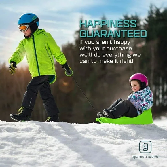 Gizmo Riders Baby Rider Mystic Green Pull Snow Sled winter sports - Picture 7 of 7